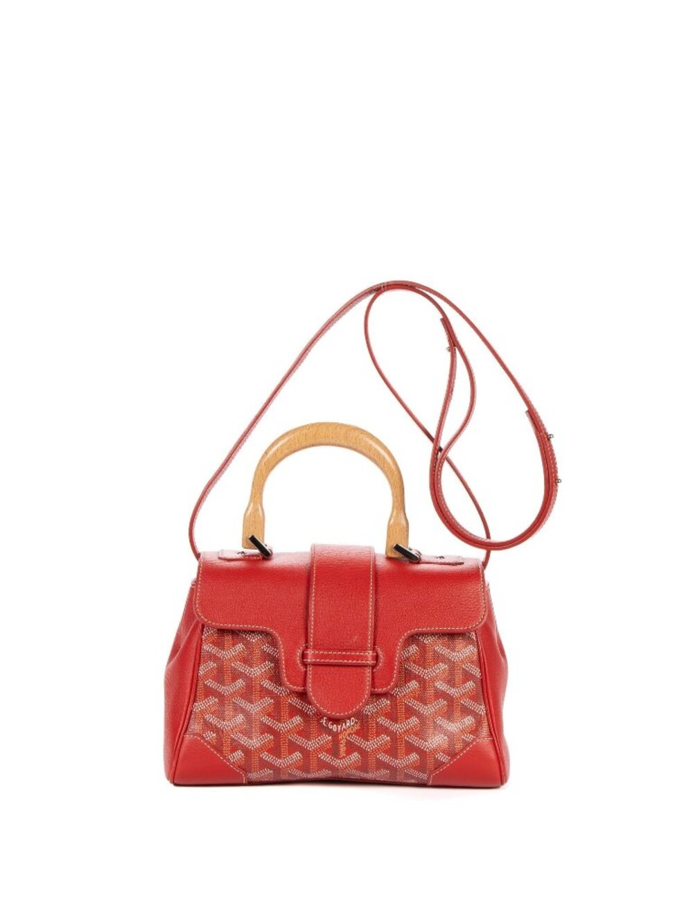 Goyard Saigon Red Goyardine Canvas